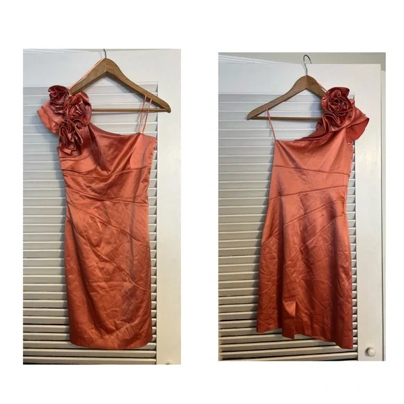 jessica simpson one shoulder dress Jessica Simpson one shoulder cocktail dress